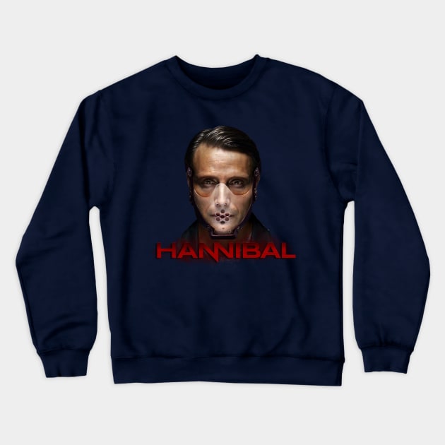 Hannibal Masked Crewneck Sweatshirt by 666hughes